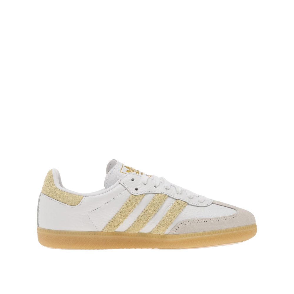 Adidas Samba OG - Baskets Femme Blanc/Jaune