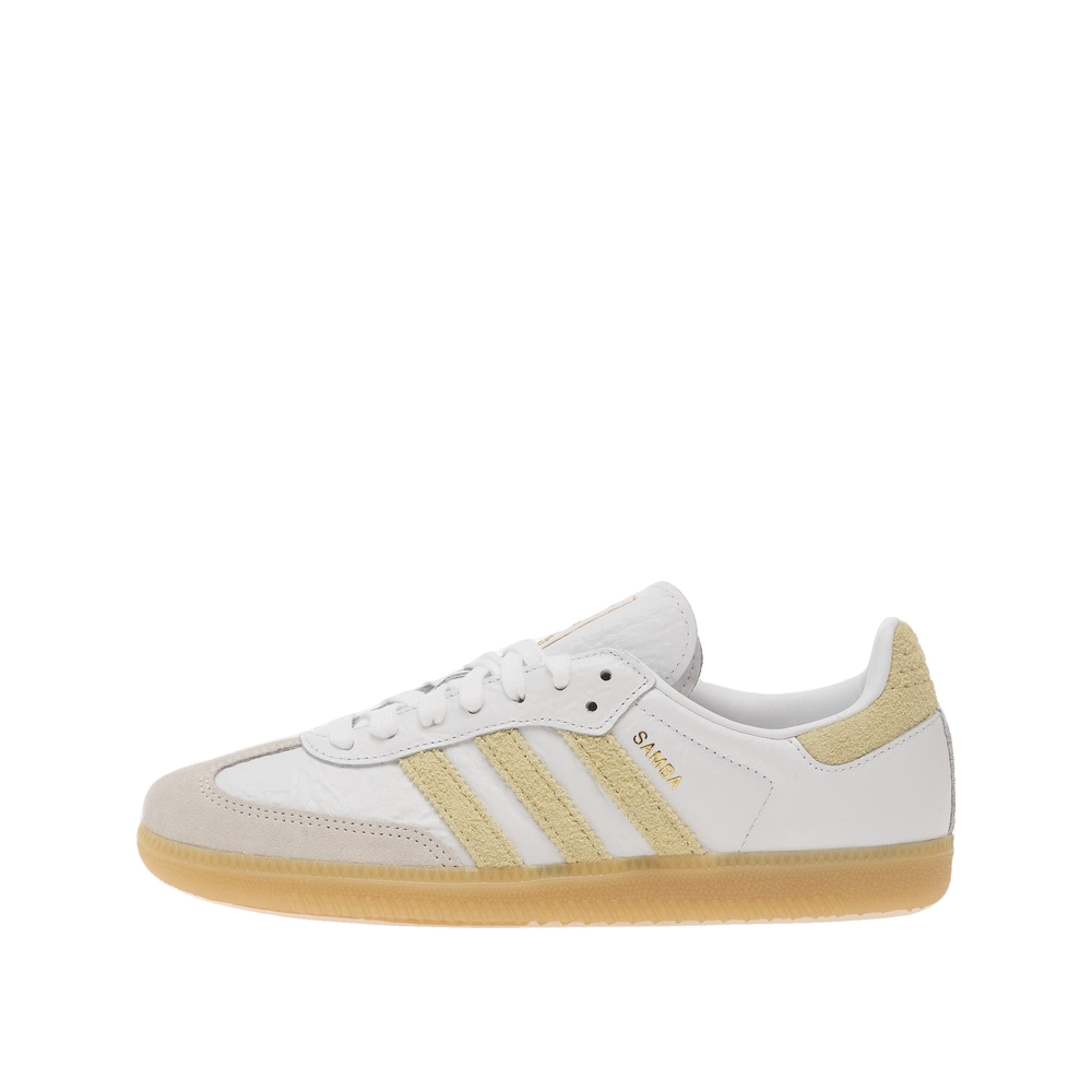 Adidas Samba OG - Baskets Femme Blanc/Jaune
