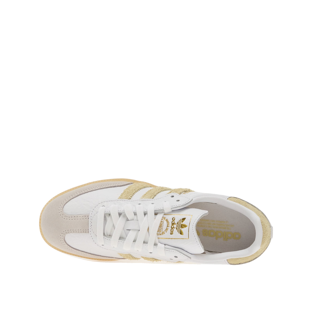 Adidas Samba OG - Baskets Femme Blanc/Jaune