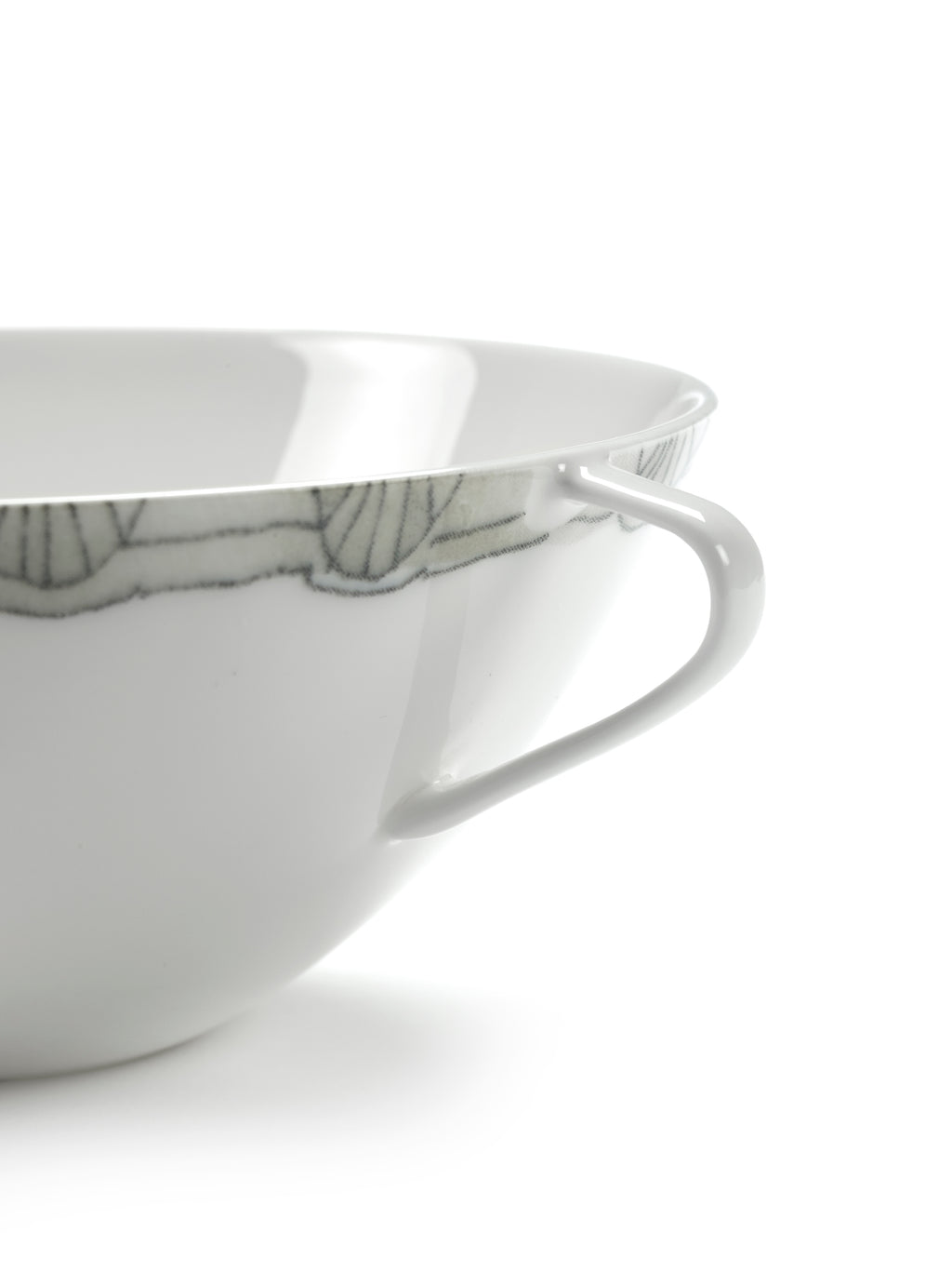Midnight Flowers - 2er-Set Bouillontassen - Bone-China-Porzellan - Mirtillo Tea