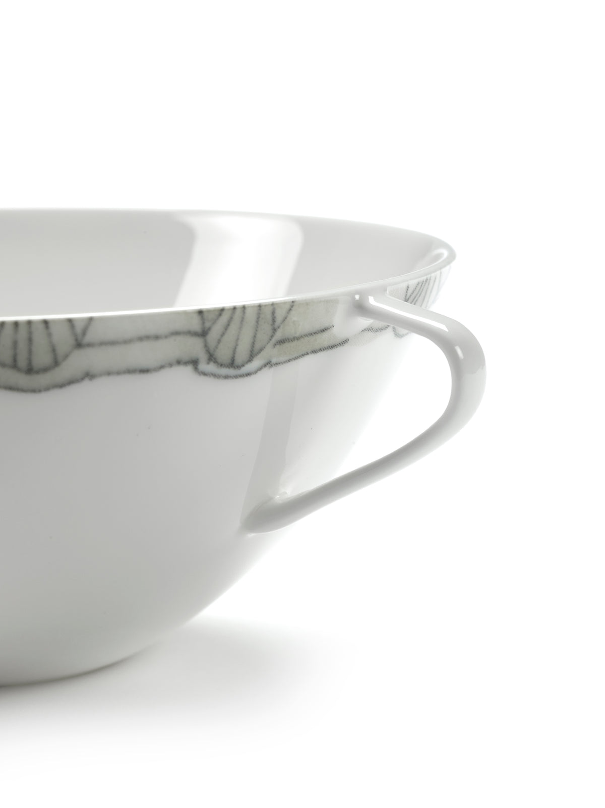 Midnight Flowers - 2er-Set Bouillontassen - Bone-China-Porzellan - Mirtillo Tea