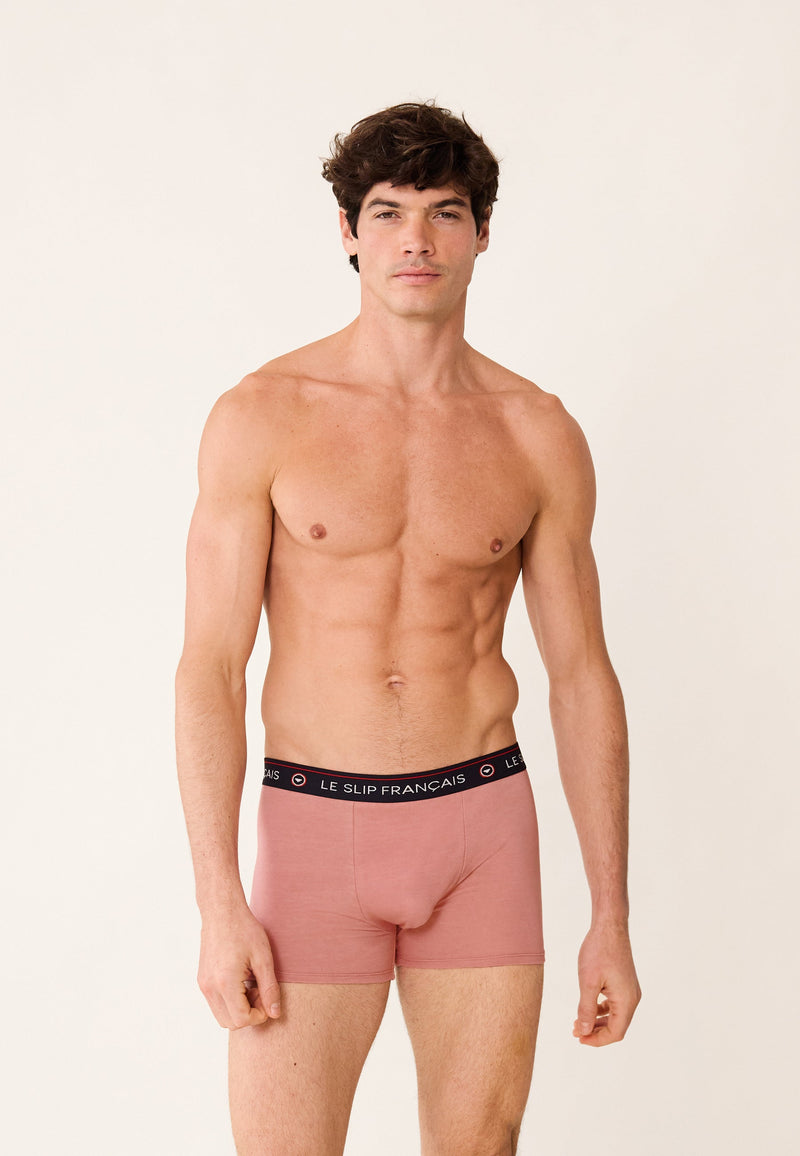 Boxer En Coton - Redoutable Rose Des Bois