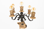 Proudly Crowned Panther - Lampadaire - Résine - Tacheté