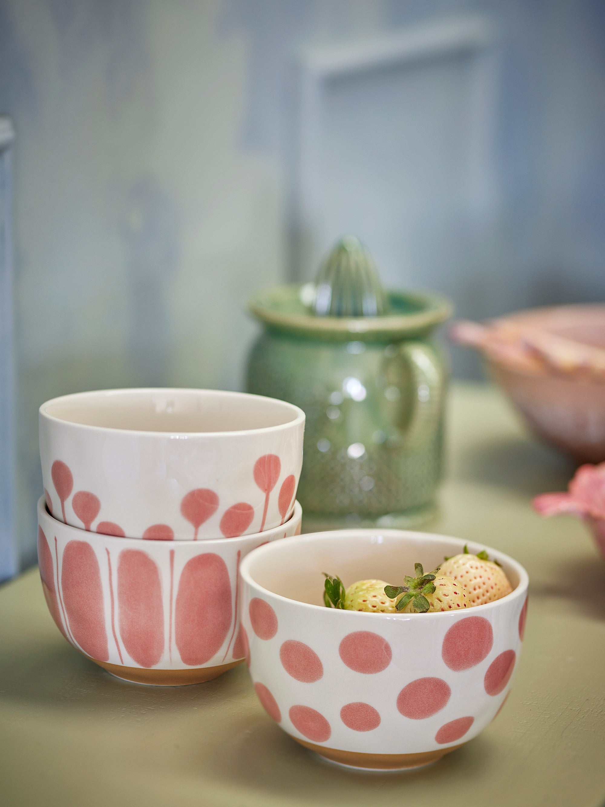 Linora - Bowl - Dusty Pink - Stoneware