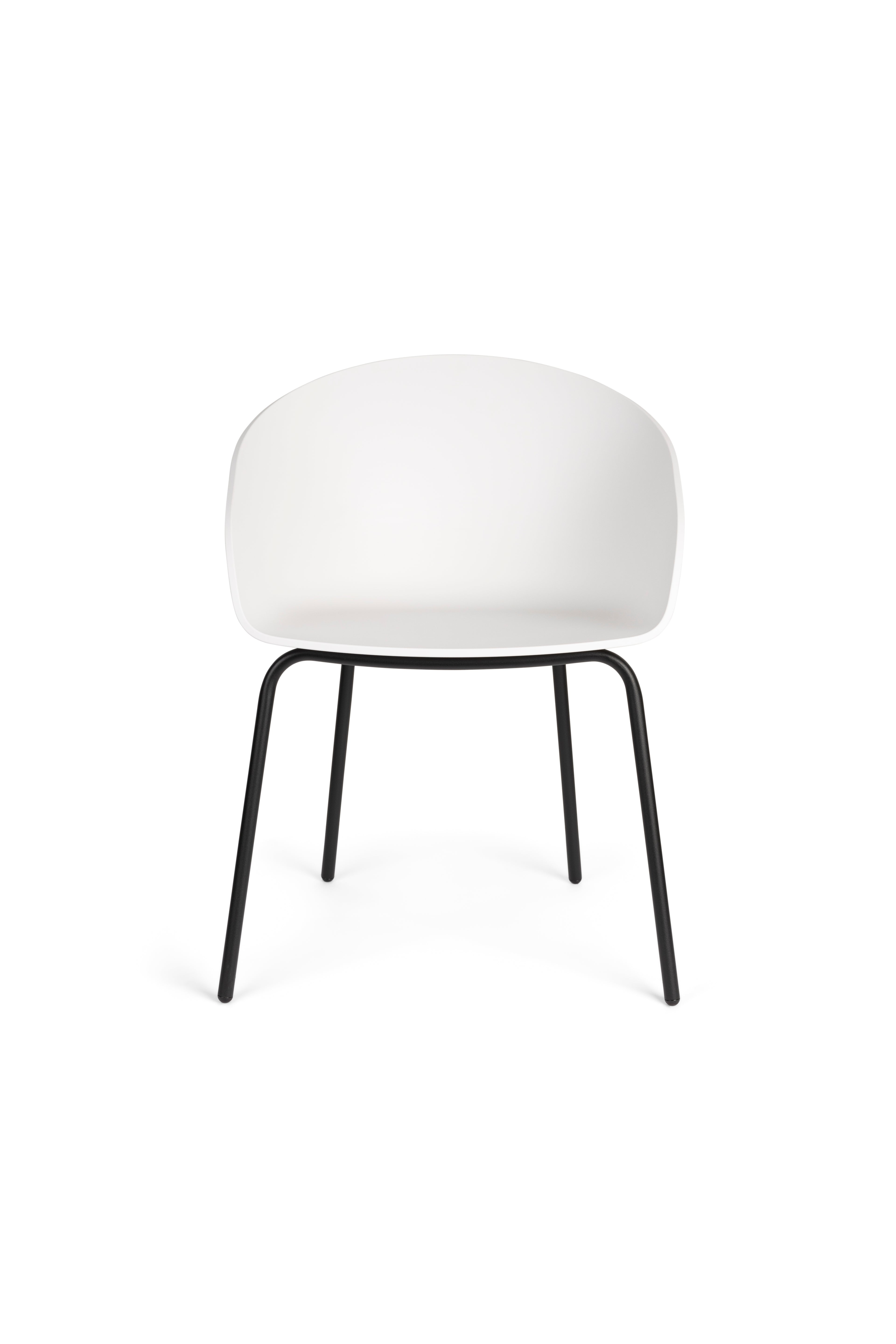 Void - Dining Room Armchair - Polypropylene Plastic - White