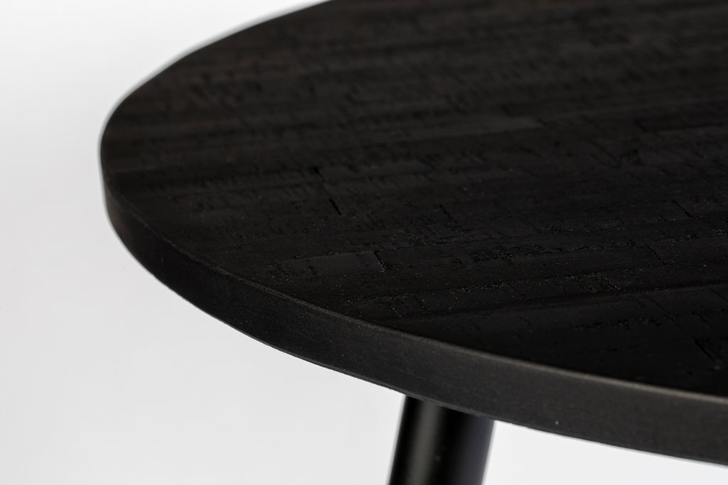 Mo 110' - Dining Room Table - Teak - Black