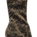 Bottes - Saint Laurent Talia Velvet  - Brown