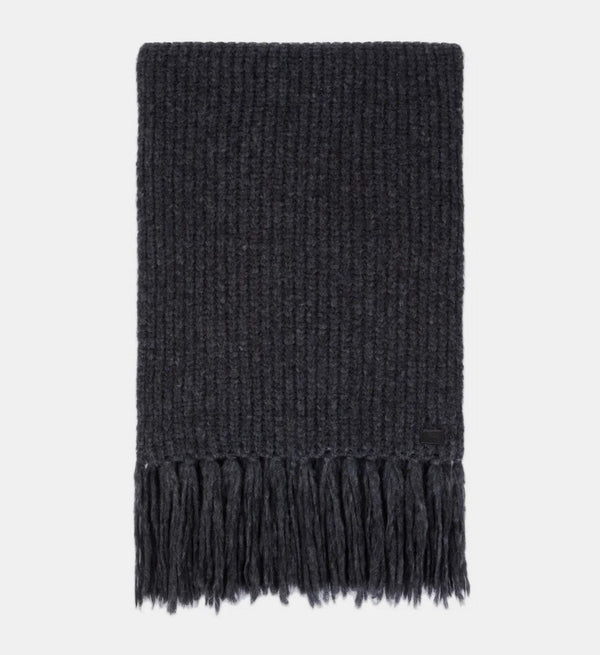 The Kooples - Bufanda de Lana y Alpaca - Antracita - Mujer