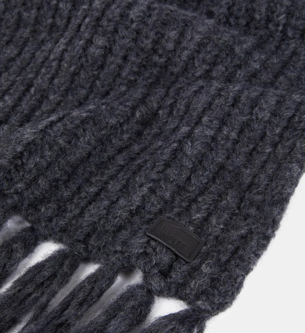 The Kooples - Bufanda de Lana y Alpaca - Antracita - Mujer