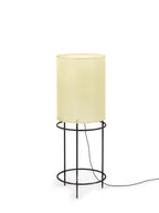 Bea Mombaers Cylinder - Lampadaire 02 - Acier - Noir Blanc
