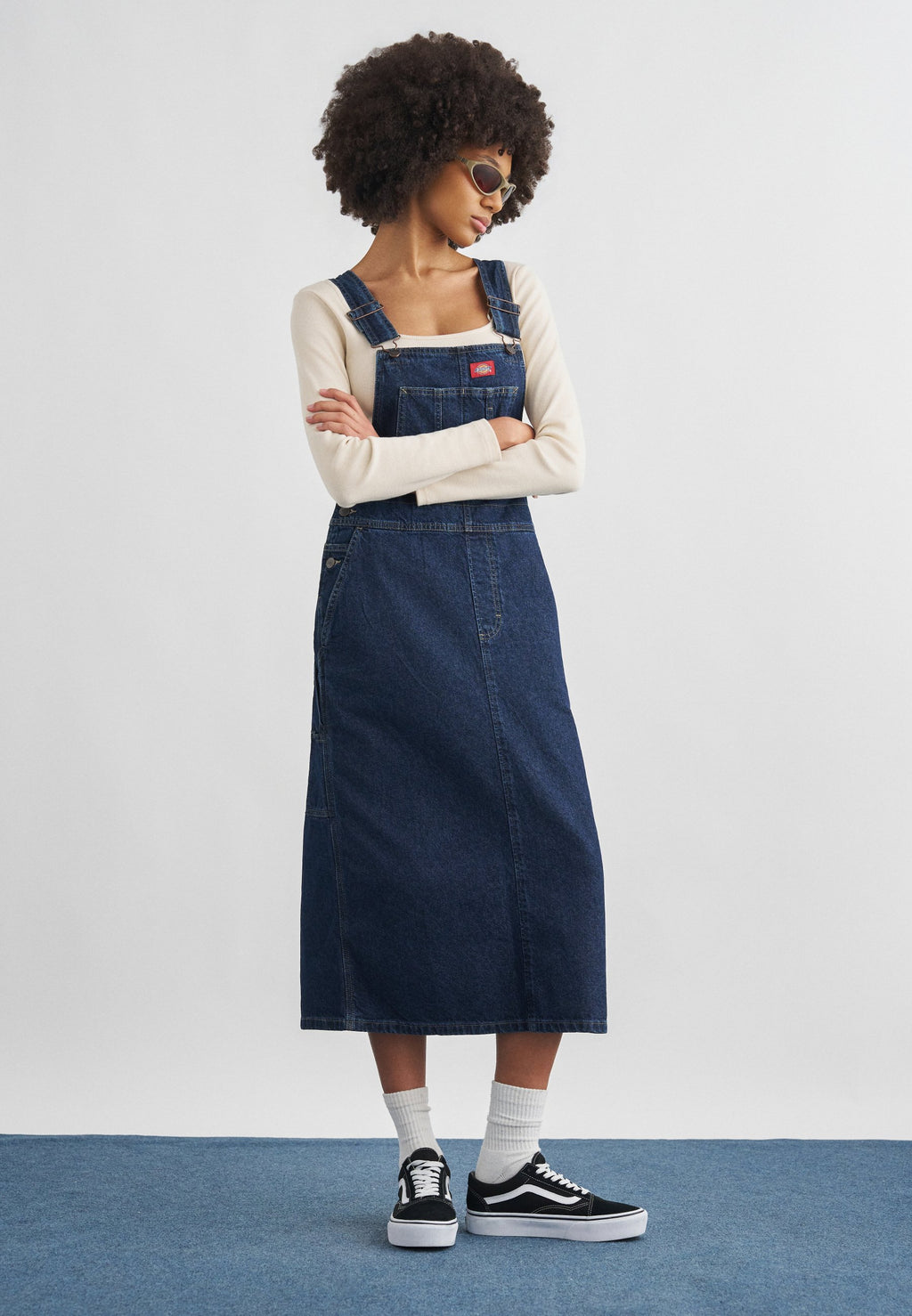 Robe Salopette En Jean - Dark Indigo