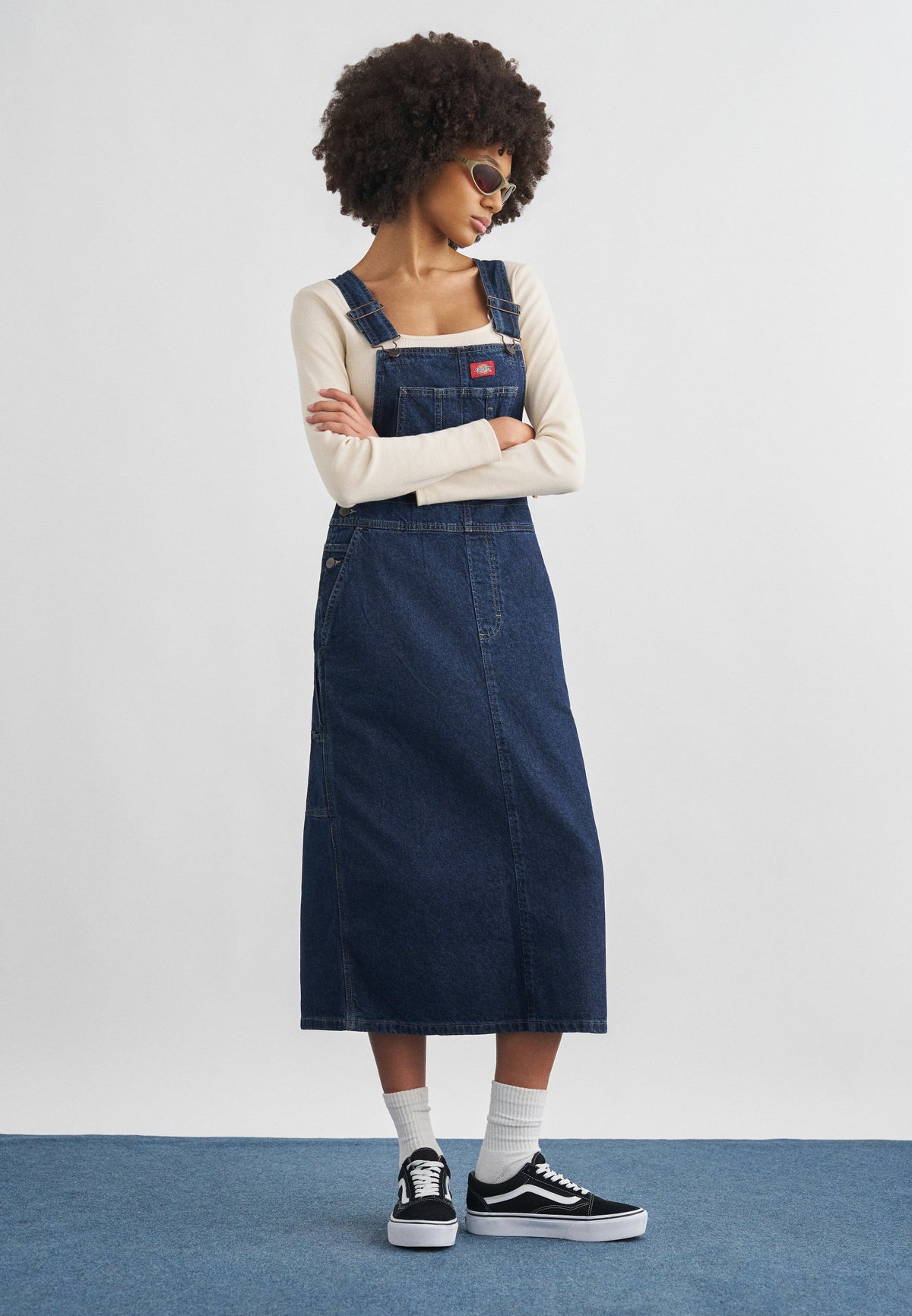 Robe Salopette En Jean - Dark Indigo