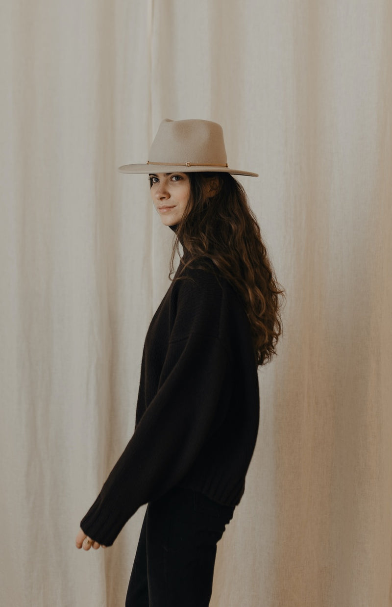 Chapeau Feutre Agatha - Light Beige