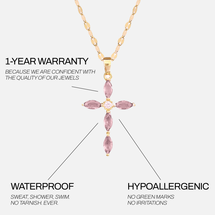Collier Agathe Rose