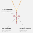 Collier Agathe Rose