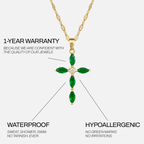 Collier Agathe Vert