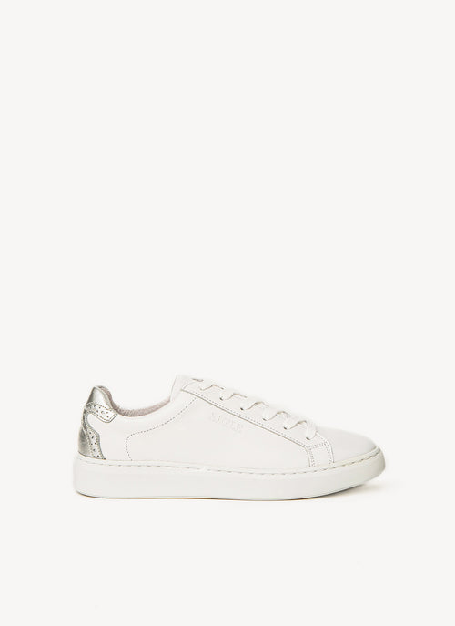 Aigle - Baskets Brodgen - White Silver - Femme