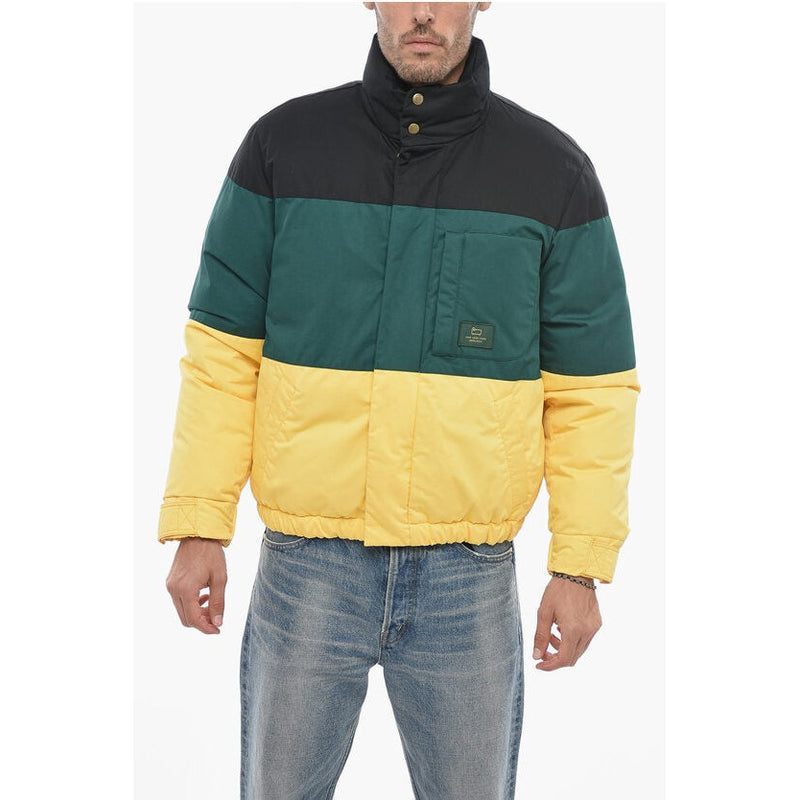 Veste Aime' Leon Dore Colorblock Down With Zip Closure