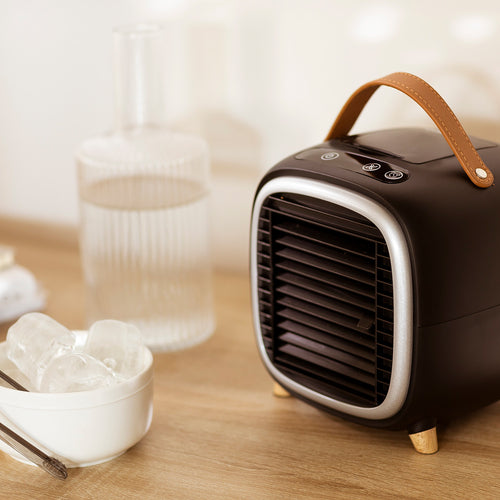 Air Cooler Box Studio - Mini Ventilateur De Table - Noir Mat