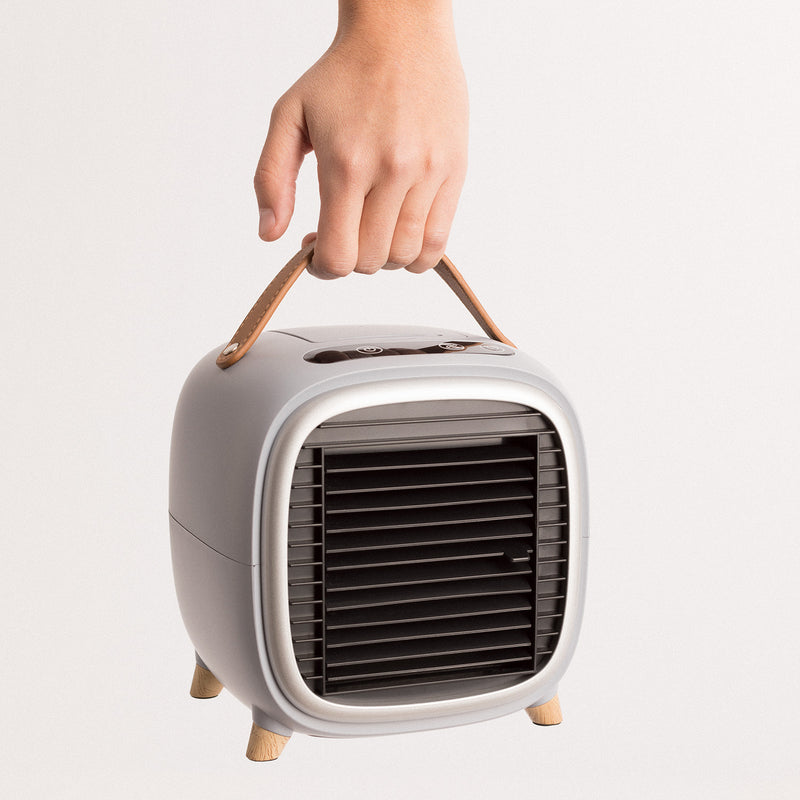 Air Cooler Box Studio - Mini Table Fan - Matte Gray