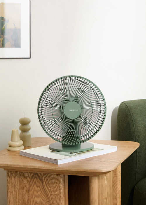 Air Dual Compact - Ventilateur De Table & Mural Rechargeable 10W - Sauge