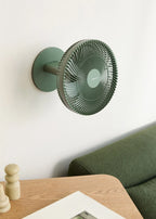 Air Dual Compact - Ventilateur De Table Et Mural Rechargeable 10W - Sauge
