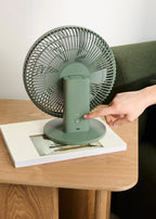 Air Dual Compact - Ventilateur De Table Et Mural Rechargeable 10W - Sauge