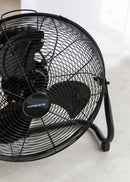 Air Floor Retro - Ventilador de Piso Industrial - 16" - Negro