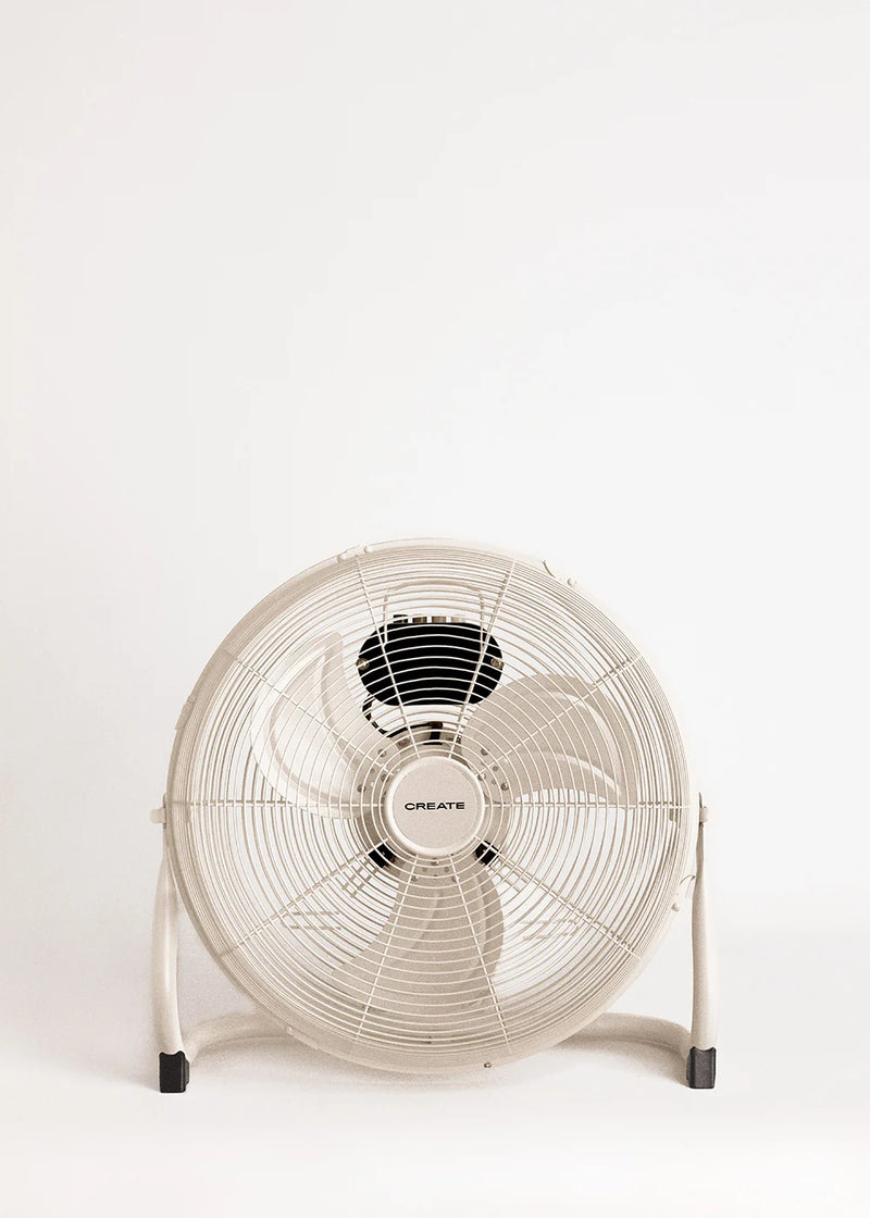 Air Floor Retro - Ventilador de Piso Industrial - 16" - Arena