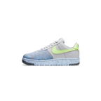 Nike - Zapatillas Air Force 1 Low Crater Pure Platinum Barely Volt - Verde