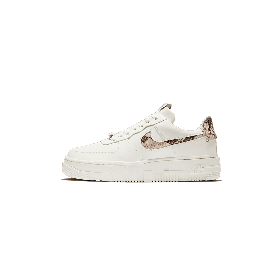 Nike - Air Force 1 Low Pixel Snakeskin Sneakers - Brown