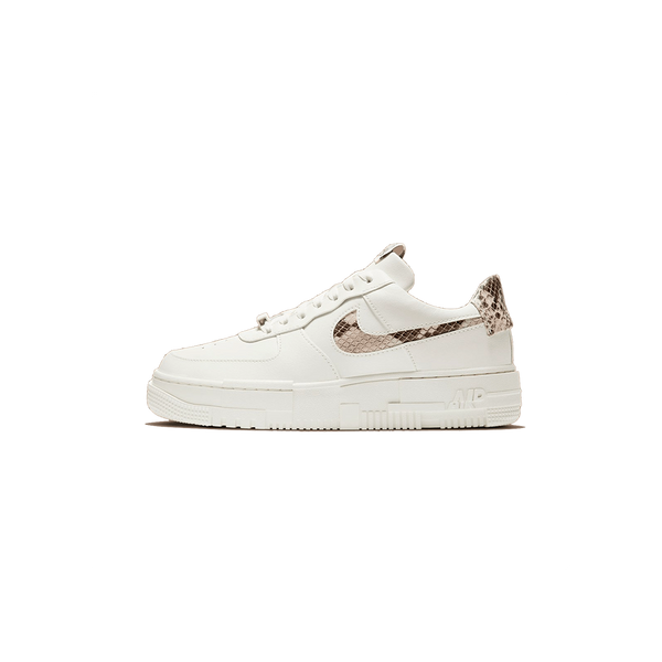 Nike - Zapatillas Air Force 1 Low Pixel Snakeskin - Marrón
