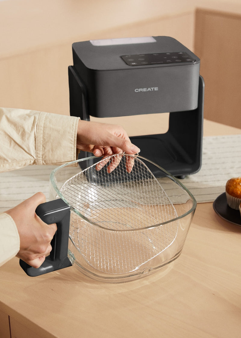 Air Fryer Mist - Friteuse Sans Huile 4,2 L Avec Vaporisateur D'Eau - Noir