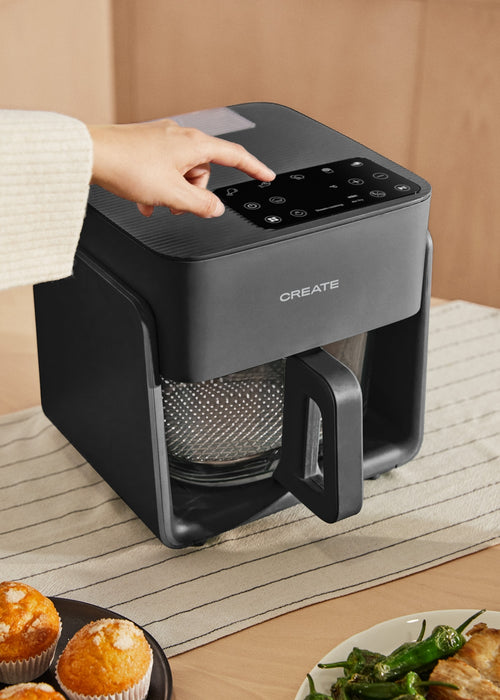 Air Fryer Mist - Friteuse Sans Huile 4,2 L Avec Vaporisateur D'Eau - Noir