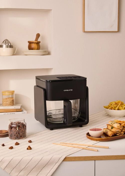 Air Fryer - Friteuse Sans Huile 4,2 L Avec Vaporisateur D'Eau - Noir