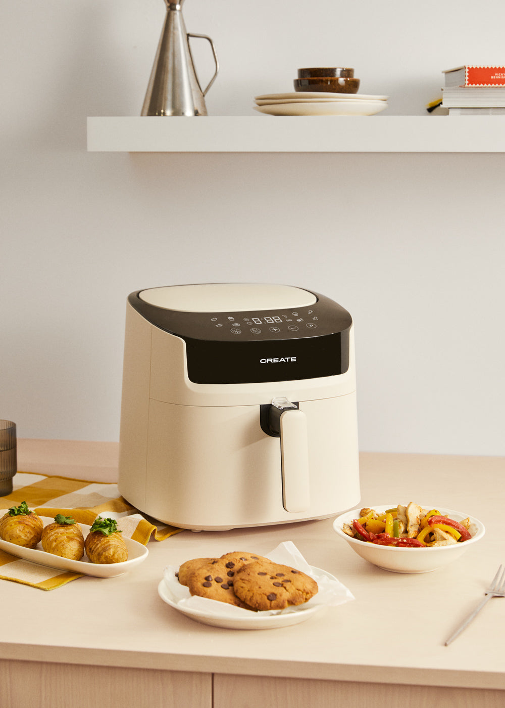 Air Fryer Pro Large - Oil-Free Fryer 6.2L - Off White
