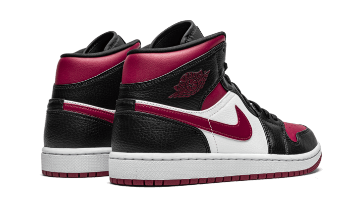 Air Jordan 1 Mid Bred Toe - Noir