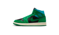 Air Jordan 1 Mid Lucky Green Aquatone - Vert