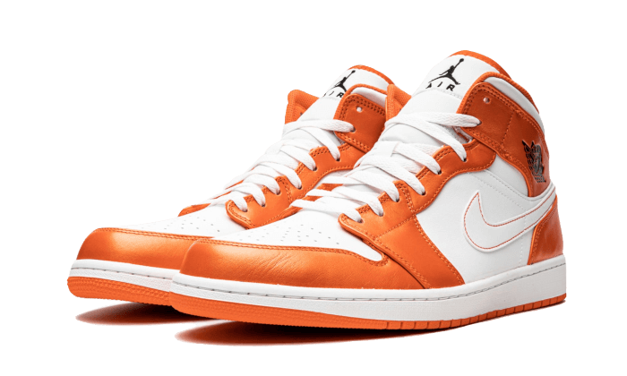 Air Jordan 1 Mid Metallic Orange - Orange