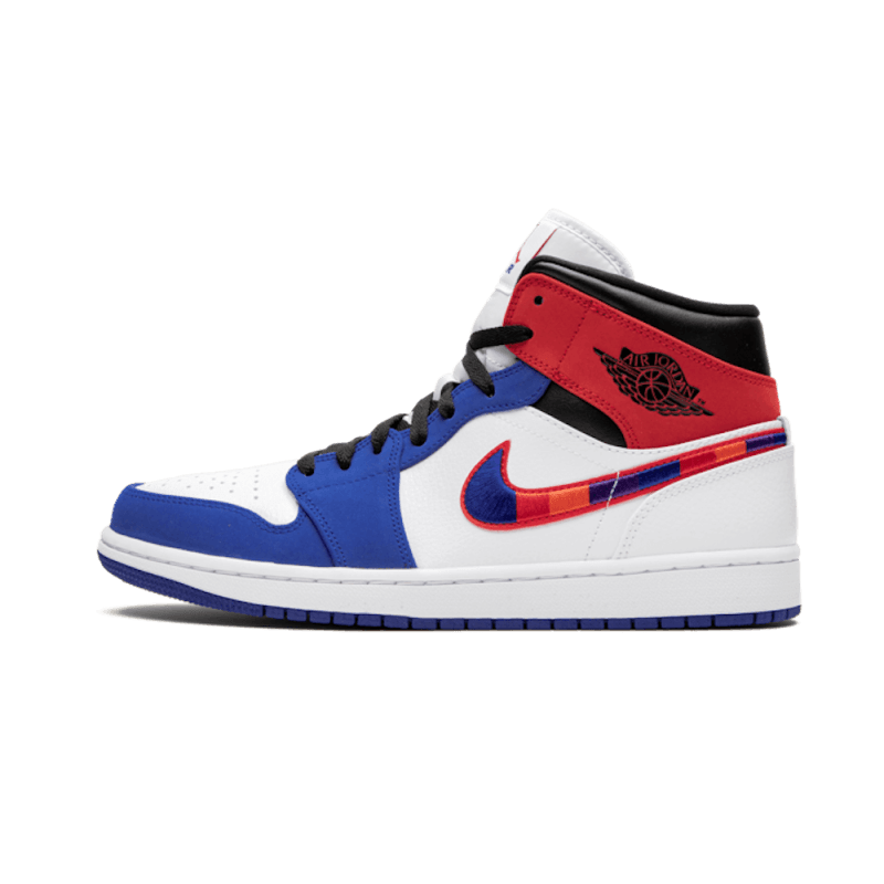 Air Jordan - Sneakers Air Jordan 1 Mid Multicolor Swoosh - Multicolore