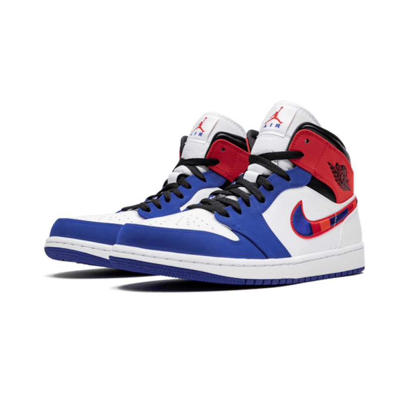 Air Jordan - Sneakers Air Jordan 1 Mid Multicolor Swoosh - Multicolore