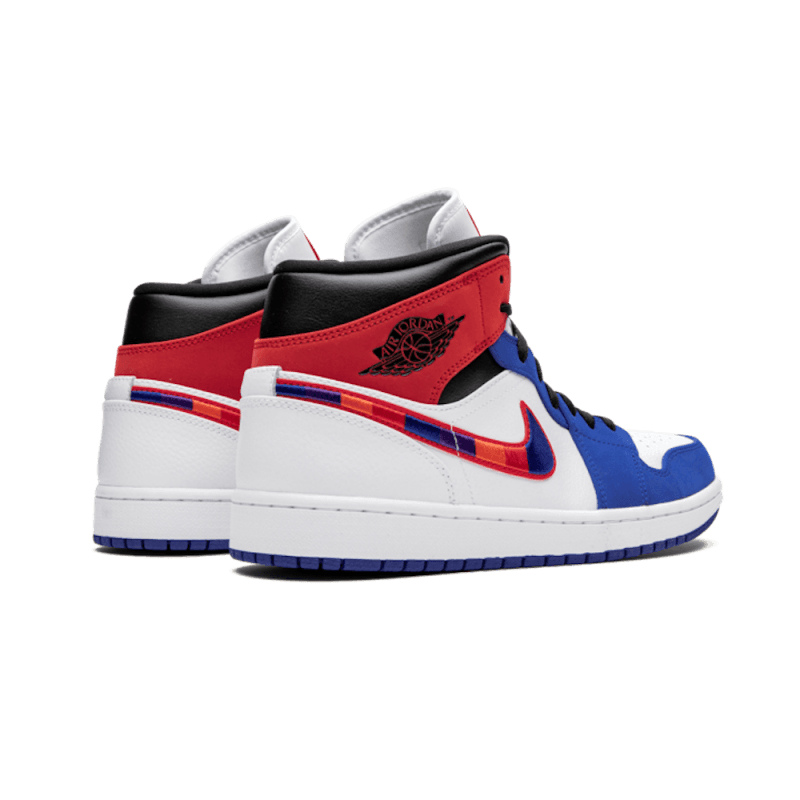 Air Jordan - Sneakers Air Jordan 1 Mid Multicolor Swoosh - Multicolore