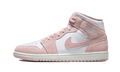 Air Jordan 1 Mid Pink Suede - Noir