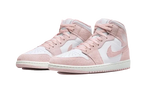 Air Jordan 1 Mid Pink Suede - Noir