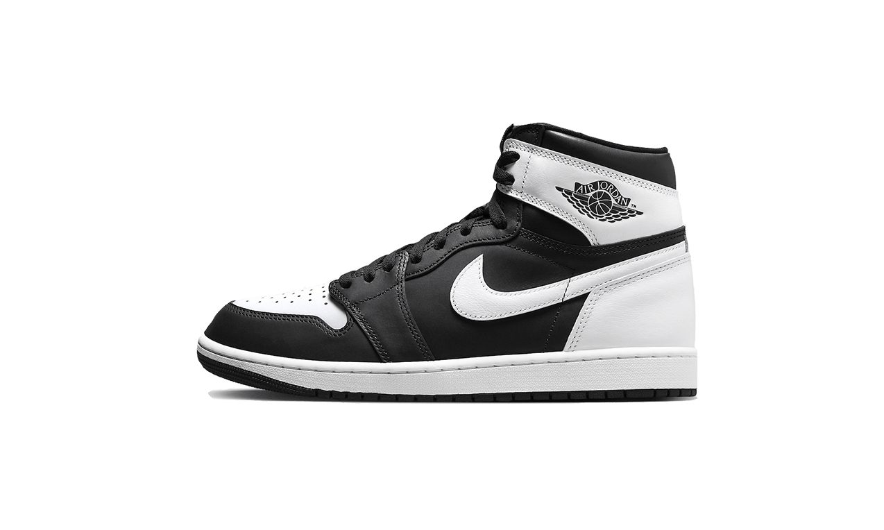Air Jordan 1 Retro High Og Black White - Noir