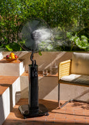 Air Mist Pro - Ventilador de niebla oscilante con control remoto - Negro