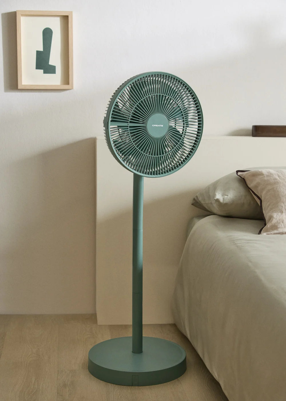 Air Stand Pliable - Ventilateur Sur Pied Pliable 50W - Sauge