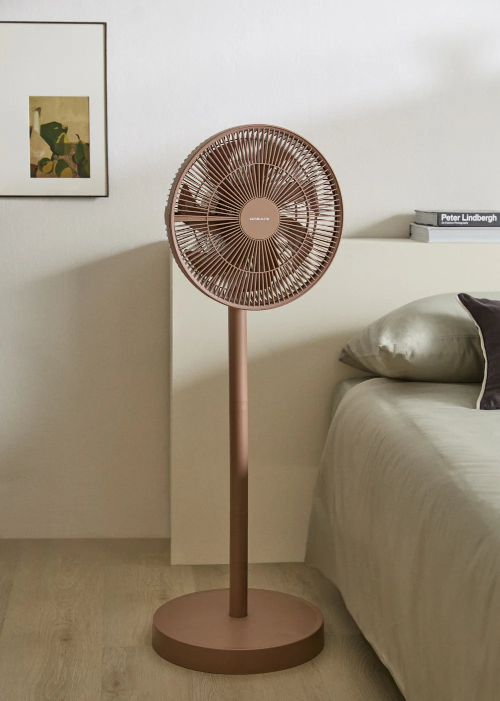 Air Stand Pliable - Ventilateur sur pied pliable 50W - Moka
