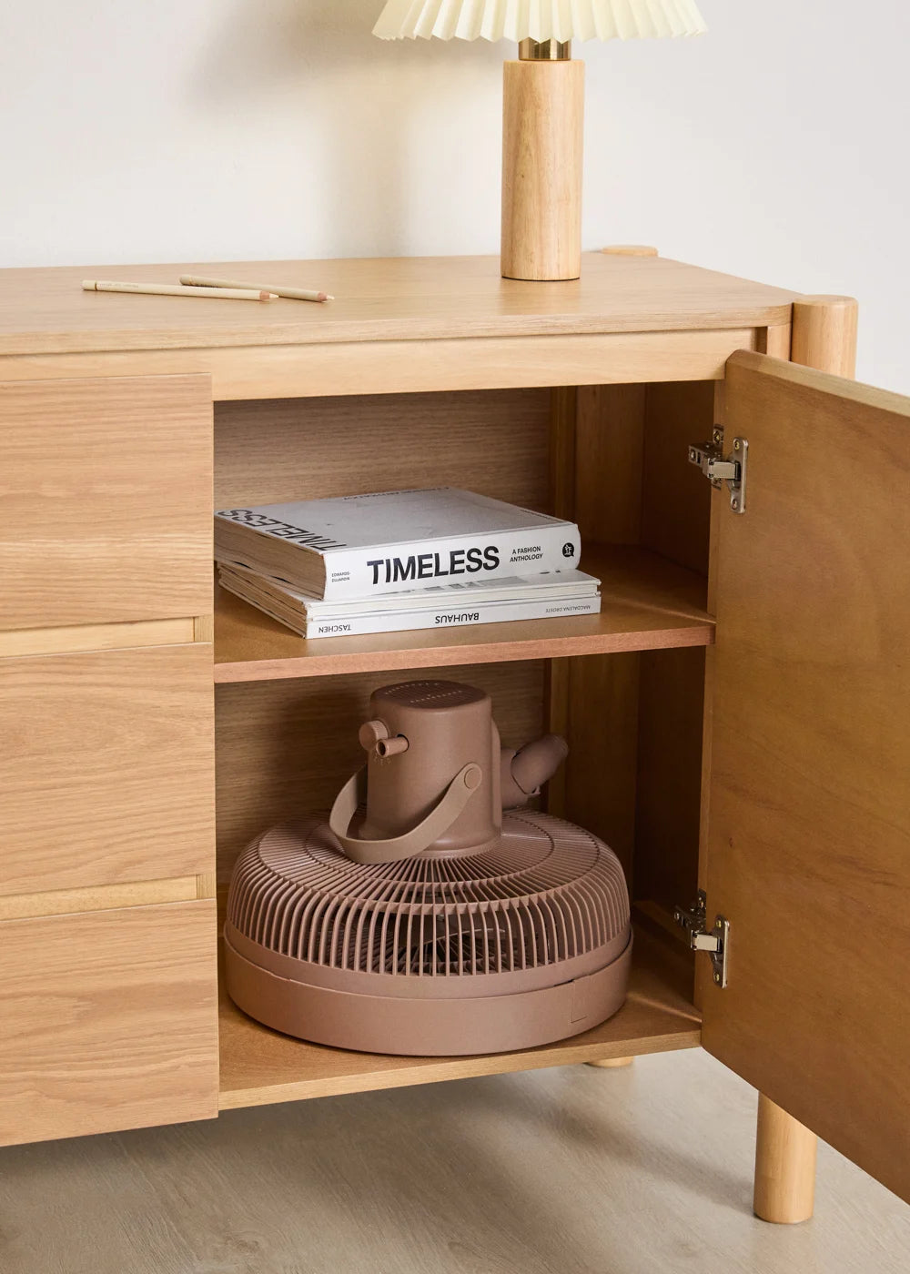 Air Stand Pliable - Ventilateur sur pied pliable 50W - Moka