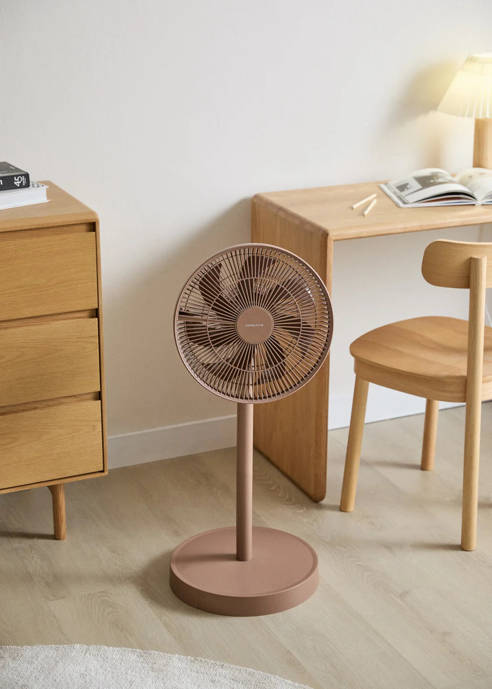 Air Stand Pliable - Ventilateur sur pied pliable 50W - Moka